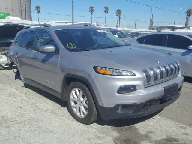 1C4PJLCB4JD536812 - 2018 JEEP CHEROKEE L SILVER photo 1