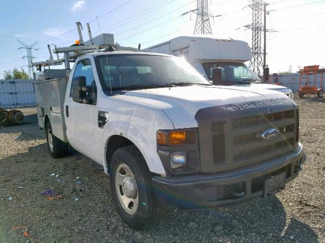 1FDSF305X8EC15612 - 2008 FORD F350 SRW S WHITE photo 1