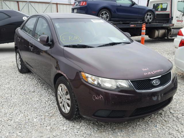 KNAFU4A22A5225818 - 2010 KIA FORTE EX MAROON photo 1