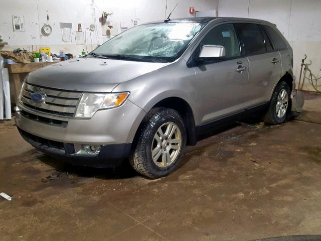 2FMDK48C38BA20119 - 2008 FORD EDGE SEL SILVER photo 2