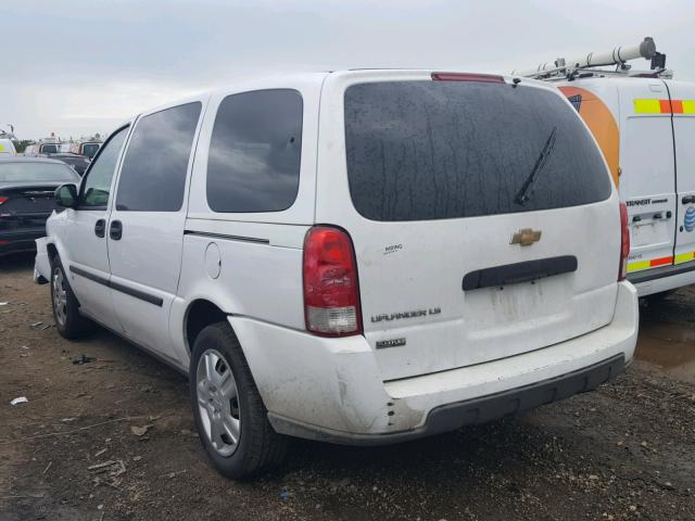 1GNDV23W78D143991 - 2008 CHEVROLET UPLANDER L WHITE photo 3