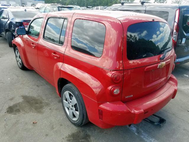 3GNBAADB9AS614375 - 2010 CHEVROLET HHR LS RED photo 3