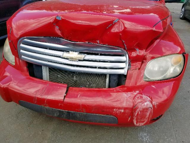 3GNBAADB9AS614375 - 2010 CHEVROLET HHR LS RED photo 9