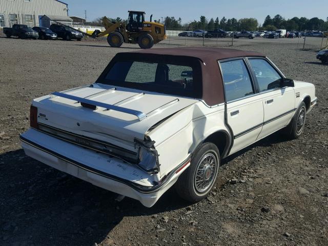 2G3AJ51W3H9382186 - 1987 OLDSMOBILE CUTLASS CI WHITE photo 4