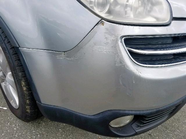 4S4WX82C864425877 - 2006 SUBARU B9 TRIBECA SILVER photo 9