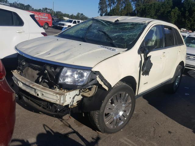 2LMDU68C08BJ17739 - 2008 LINCOLN MKX WHITE photo 2