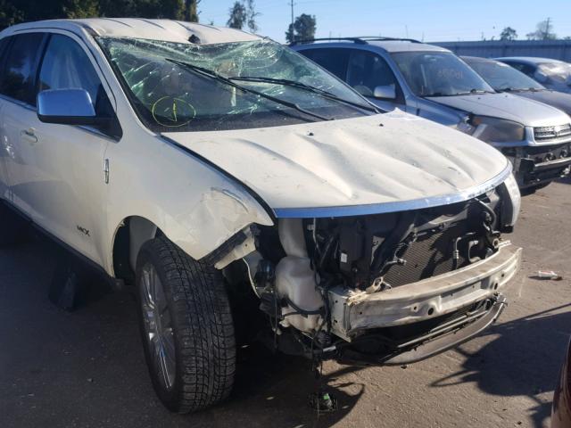 2LMDU68C08BJ17739 - 2008 LINCOLN MKX WHITE photo 9