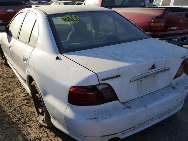 4A3AA36G21E174306 - 2001 MITSUBISHI GALANT DE WHITE photo 3