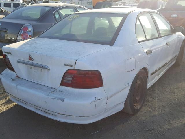 4A3AA36G21E174306 - 2001 MITSUBISHI GALANT DE WHITE photo 4