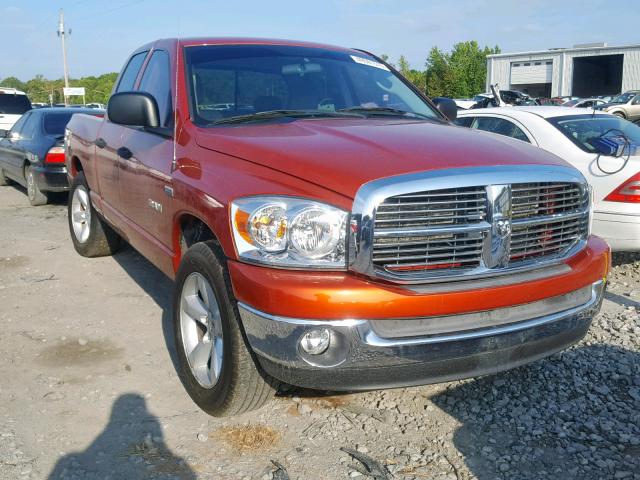 1D7HA18238S545739 - 2008 DODGE RAM 1500 S ORANGE photo 1