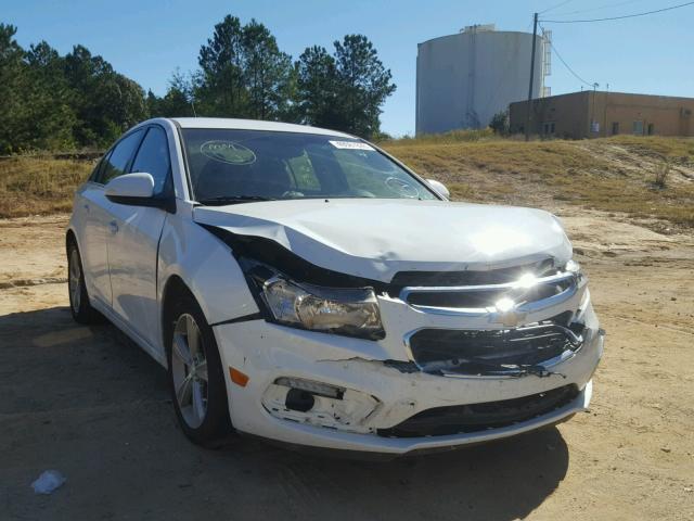 1G1PE5SB0F7213096 - 2015 CHEVROLET CRUZE LT WHITE photo 1