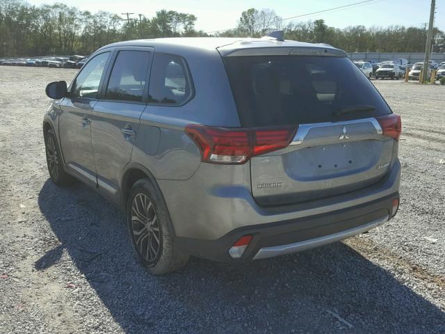 JA4AZ3A32JZ049390 - 2018 MITSUBISHI OUTLANDER GRAY photo 3