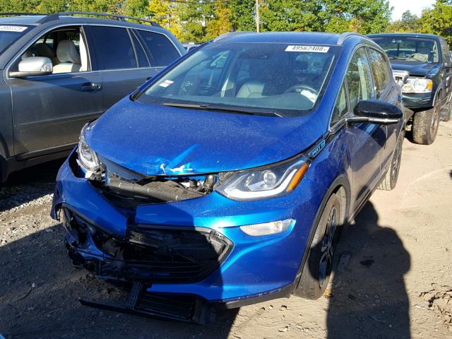 1G1FX6S07H4177003 - 2017 CHEVROLET BOLT EV PR BLUE photo 2