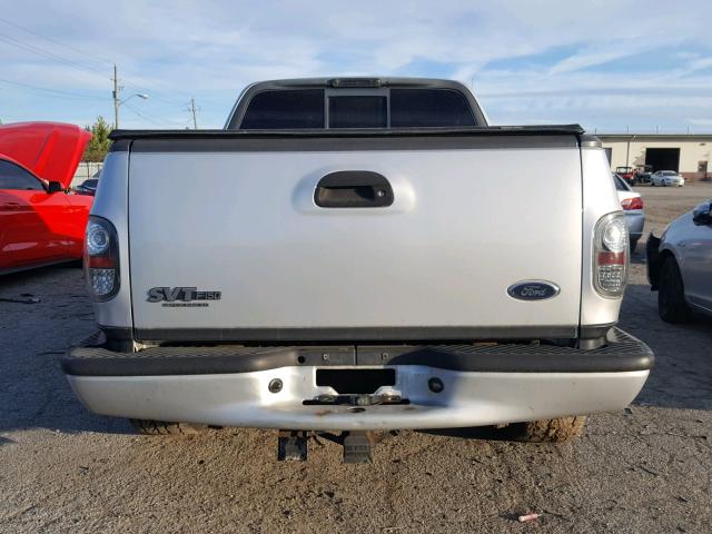 2FTZF07321CA45585 - 2001 FORD F150 SVT L SILVER photo 6