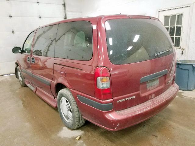 1GBDX23E83D249244 - 2003 CHEVROLET VENTURE IN MAROON photo 3