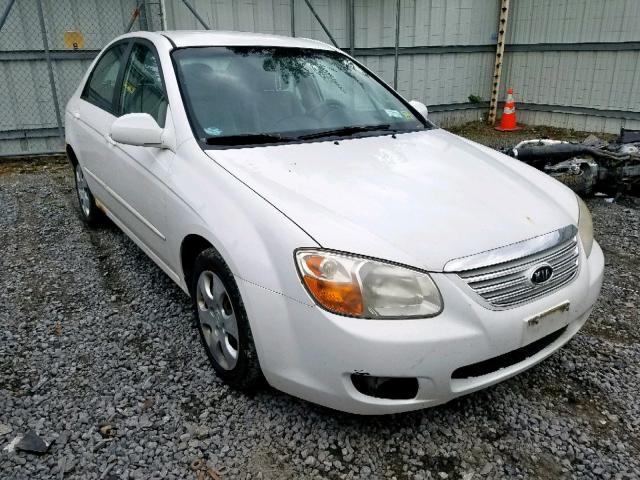 KNAFE122175451318 - 2007 KIA SPECTRA EX WHITE photo 1