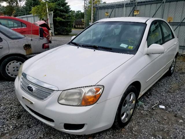 KNAFE122175451318 - 2007 KIA SPECTRA EX WHITE photo 2