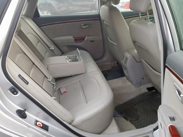 KMHFC46F96A117725 - 2006 HYUNDAI AZERA SE SILVER photo 6