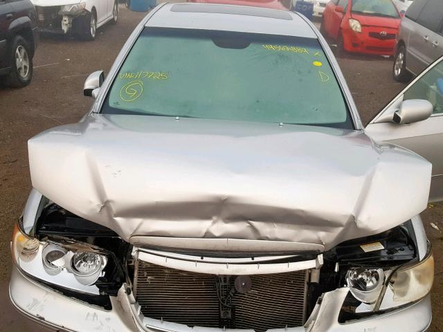 KMHFC46F96A117725 - 2006 HYUNDAI AZERA SE SILVER photo 7