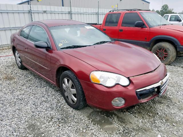 4C3AG42G24E150334 - 2004 CHRYSLER SEBRING LX BURGUNDY photo 1