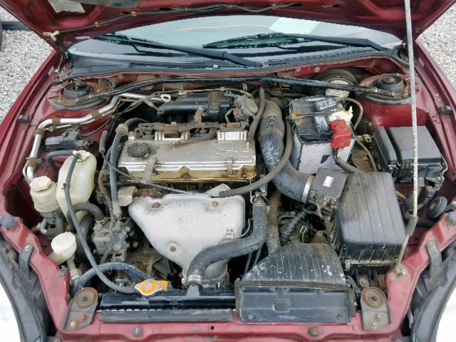 4C3AG42G24E150334 - 2004 CHRYSLER SEBRING LX BURGUNDY photo 7