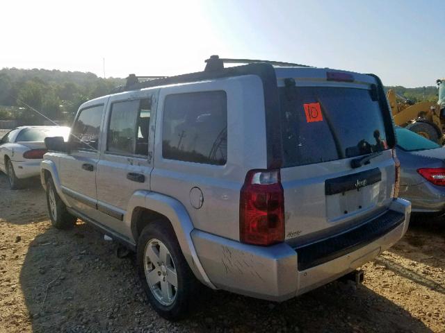 1J8HH48K56C269460 - 2006 JEEP COMMANDER Gümüş foto 3
