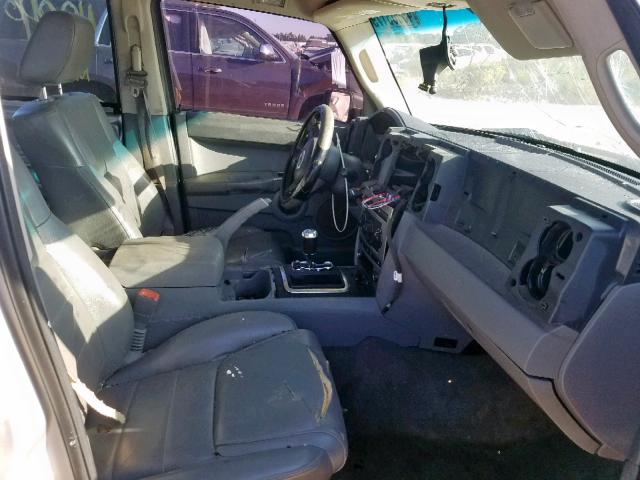 1J8HH48K56C269460 - 2006 JEEP COMMANDER Gümüş foto 5