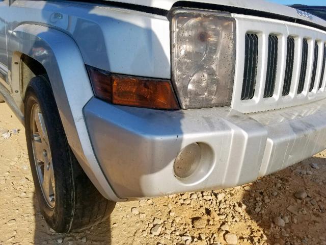 1J8HH48K56C269460 - 2006 JEEP COMMANDER Gümüş foto 9