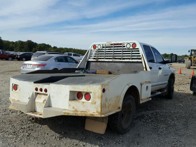 3D7MS48C55G700543 - 2005 DODGE RAM 3500 S WHITE photo 4