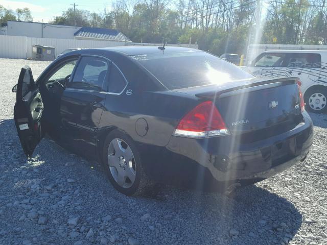 2G1WD58C569103335 - 2006 CHEVROLET IMPALA SUP შავი ფოტო 3