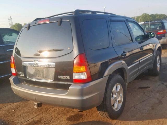 4F2YU08152KM02138 - 2002 MAZDA TRIBUTE LX BLACK photo 4