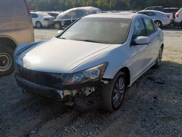 1HGCP3F80CA014780 - 2012 HONDA ACCORD EXL WHITE photo 2