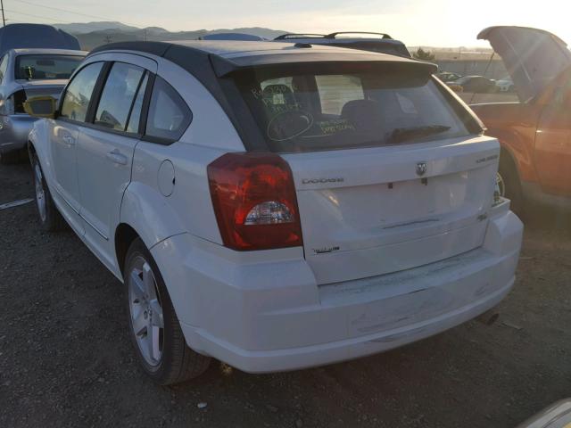 1B3HB78B69D223727 - 2009 DODGE CALIBER R/ WHITE photo 3