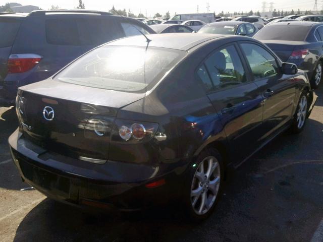 JM1BK324671756912 - 2007 MAZDA 3 S BLACK photo 4