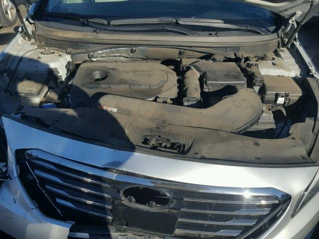 5NPE34AF1FH259857 - 2015 HYUNDAI SONATA SPO SILVER photo 7