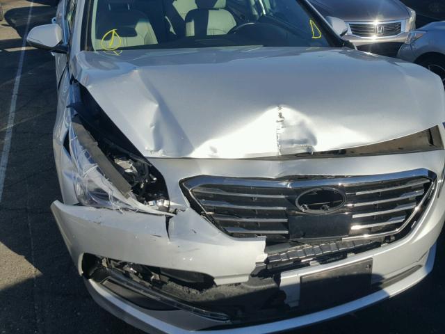 5NPE34AF1FH259857 - 2015 HYUNDAI SONATA SPO SILVER photo 9