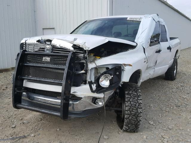 3D7KS28A08G231022 - 2008 DODGE RAM 2500 S WHITE photo 2