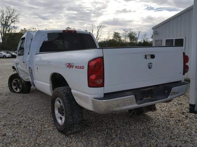 3D7KS28A08G231022 - 2008 DODGE RAM 2500 S WHITE photo 3