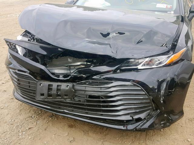 4T1B11HK7KU786288 - 2019 TOYOTA CAMRY L BLACK photo 9