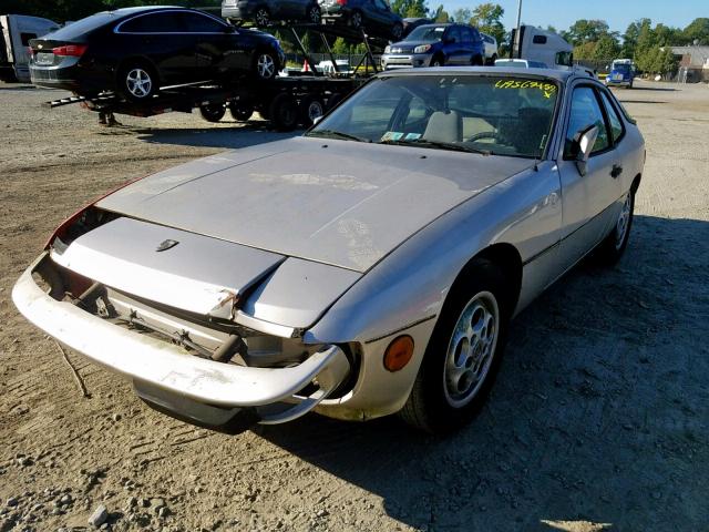 WP0AA0925HN450912 - 1987 PORSCHE 924 S SILVER photo 2