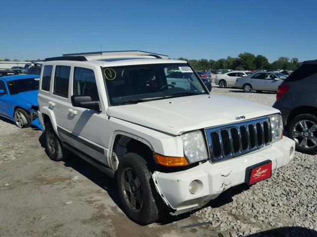 1J8HG48K37C600363 - 2007 JEEP COMMANDER WHITE photo 1