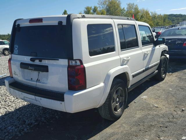 1J8HG48K37C600363 - 2007 JEEP COMMANDER WHITE photo 4