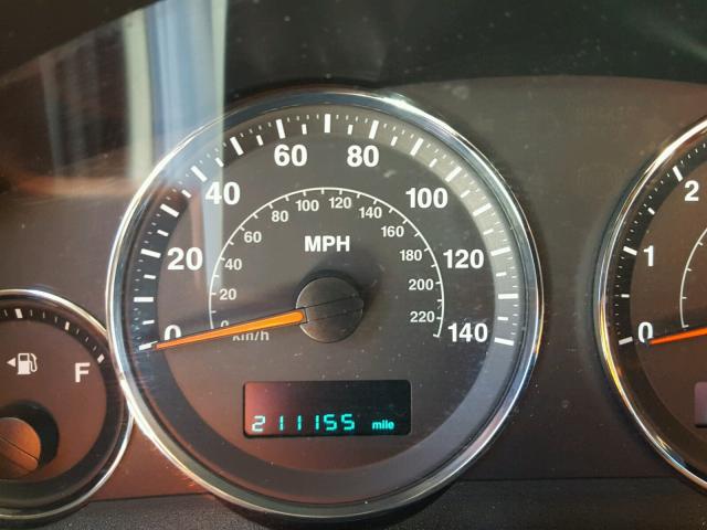 1J8HG48K37C600363 - 2007 JEEP COMMANDER WHITE photo 8