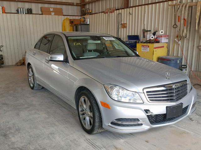 WDDGF4HB7EA952835 - 2014 MERCEDES-BENZ C 250 SILVER photo 1