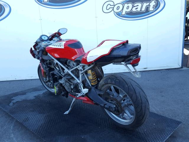 ZDM1UB5VX3B006099 - 2003 DUCATI SUPERBIKE RED photo 3