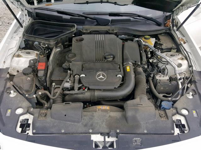 WDDPK4HA2EF079386 - 2014 MERCEDES-BENZ SLK 250 WHITE photo 7