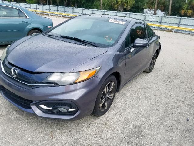 2HGFG3B83EH513631 - 2014 HONDA CIVIC EX GRAY photo 2