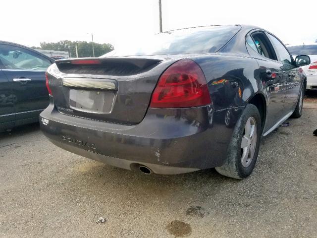 2G2WP552881138757 - 2008 PONTIAC GRAND PRIX BLACK photo 4