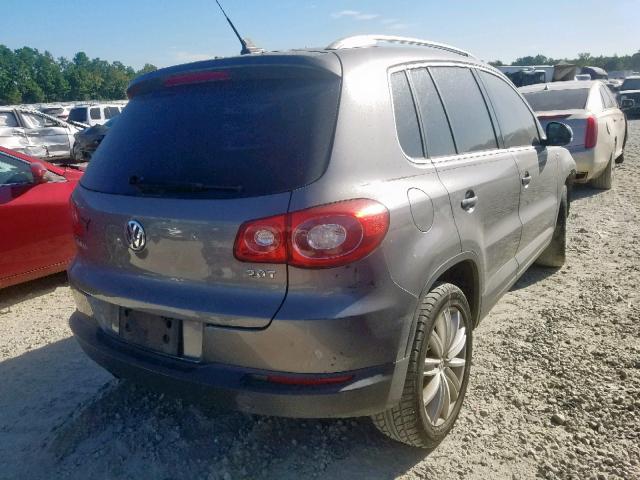 WVGAV7AX5AW536950 - 2010 VOLKSWAGEN TIGUAN S GRAY photo 4