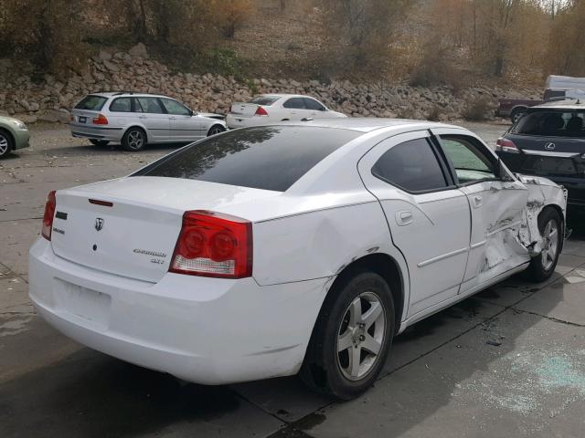 2B3CA3CV8AH290473 - 2010 DODGE CHARGER SX WHITE photo 4